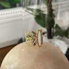 Femmes Saheline Bague Ajustable Blanc Tess
