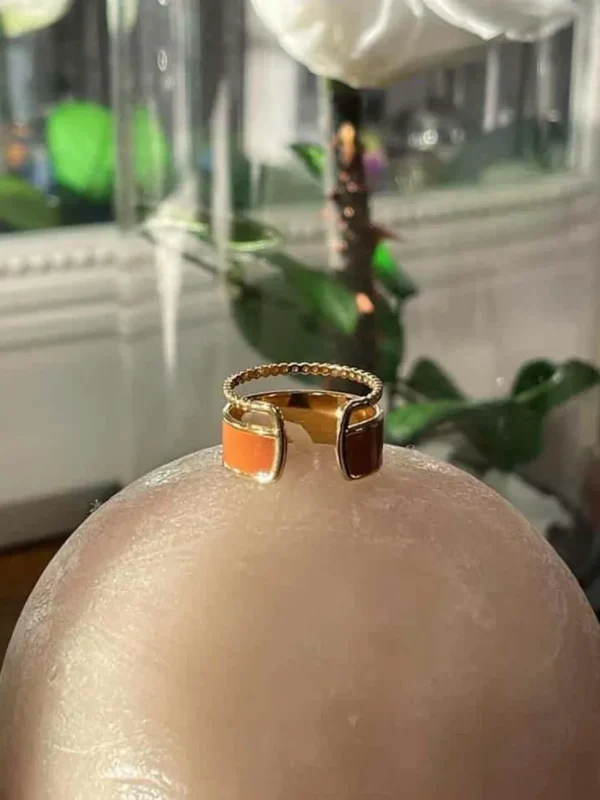 Femmes Saheline Bague Ajustable Caramel Dulce