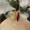 Femmes Saheline Bague Ajustable Terracotta Tess
