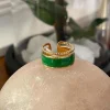 Femmes Saheline Bague Ajustable Vert Dulce