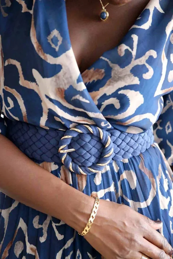 Femmes Saheline Ceinture Elastique Bleu Meline