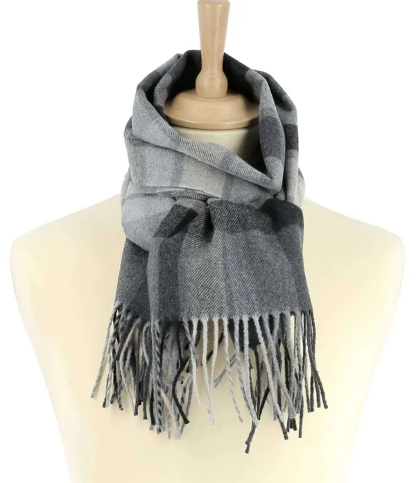Homme Saheline Echarpe Gris Navid