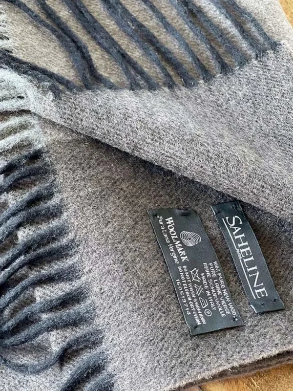 Homme Saheline Echarpe Marron Taupe Kendall