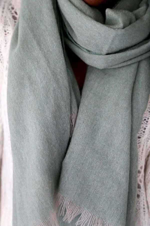 Femmes Saheline Echarpe Vert Fiona