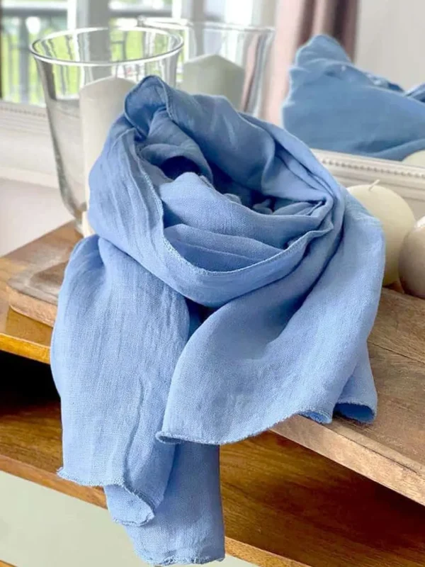 Homme Saheline Foulard Bleu Ciel Emery