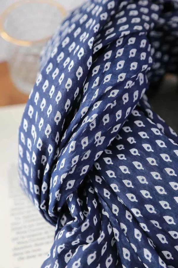 Homme Saheline Foulard Bleu Faris