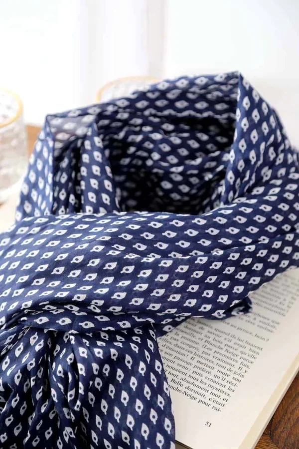 Homme Saheline Foulard Bleu Faris