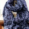 Homme Saheline Foulard Bleu Oliver