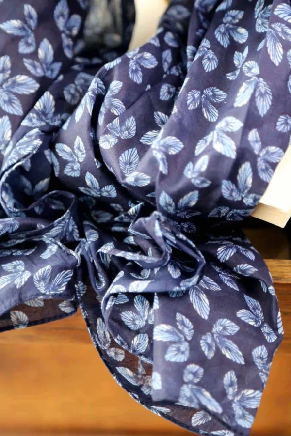 Homme Saheline Foulard Bleu Oliver