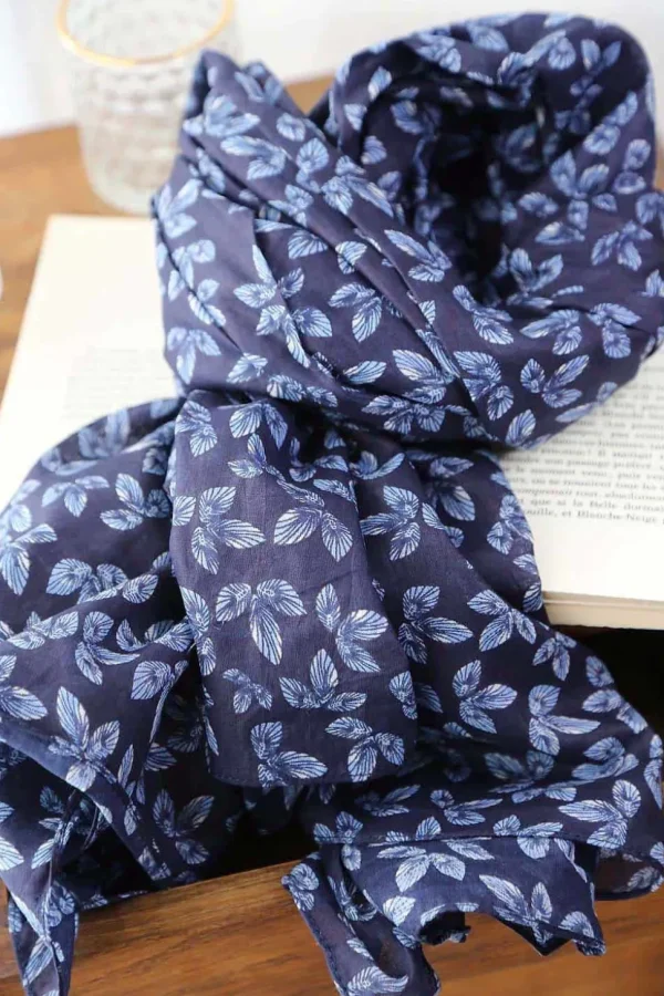 Homme Saheline Foulard Bleu Oliver