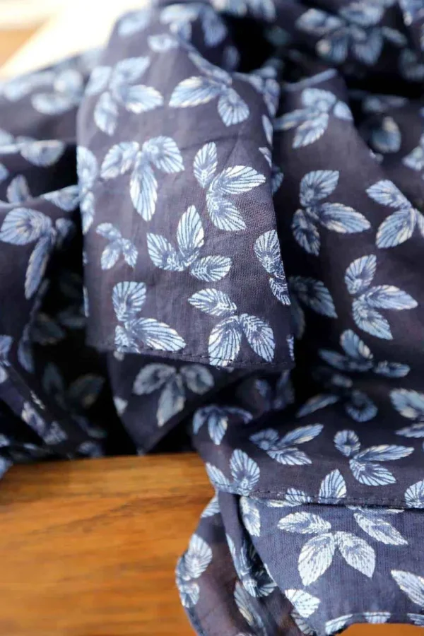 Homme Saheline Foulard Bleu Oliver