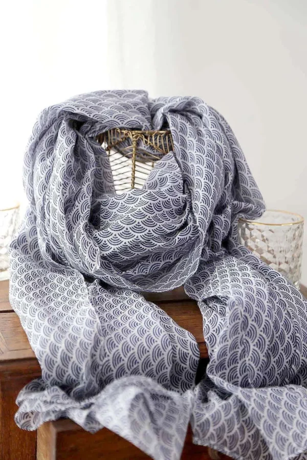 Homme Saheline Foulard Homme Bleu Sawyer