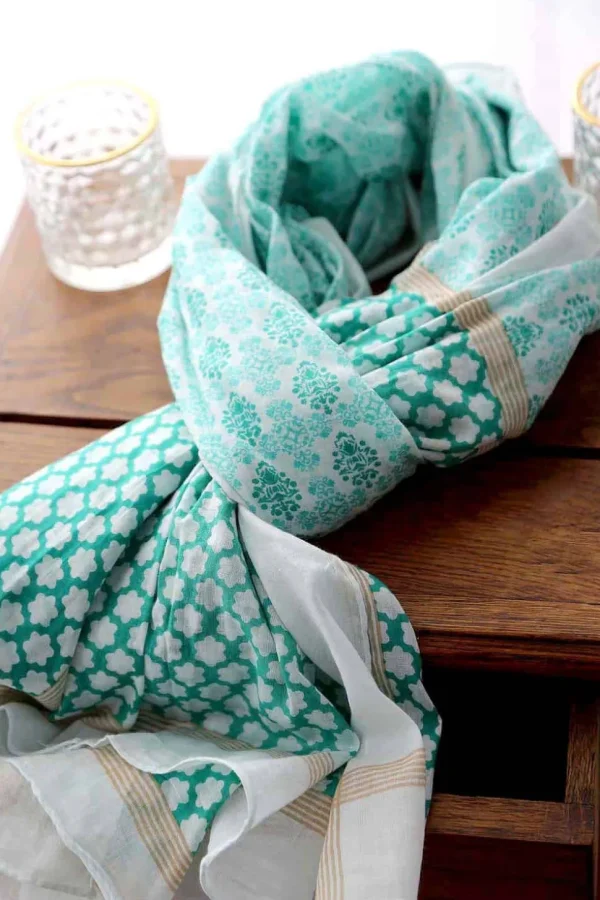 Homme Saheline Foulard Homme Bleu Turquoise Bradley