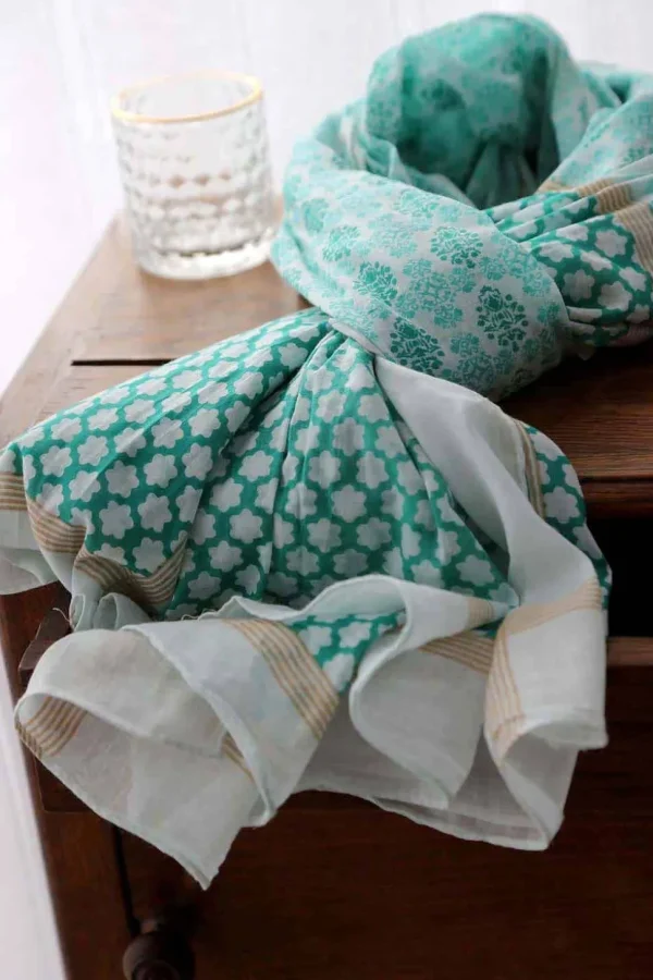 Homme Saheline Foulard Homme Bleu Turquoise Bradley