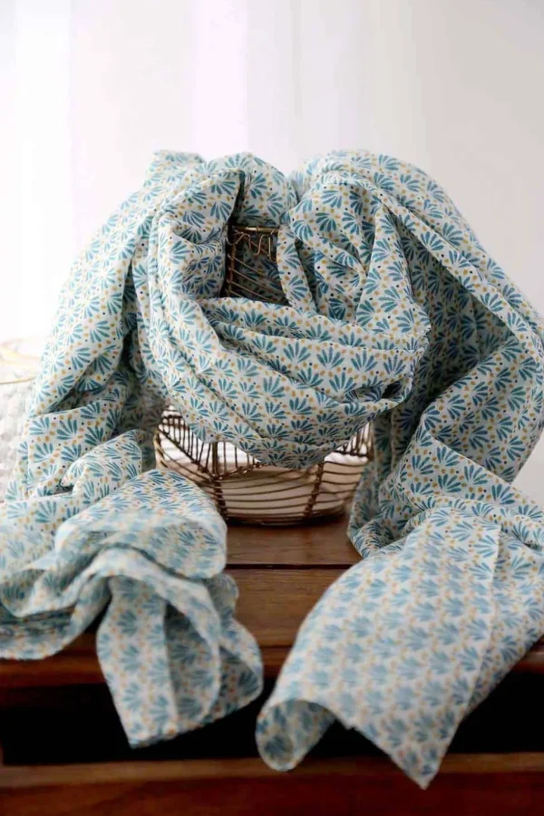 Homme Saheline Foulard Homme Bleu Turquoise Brooklyn