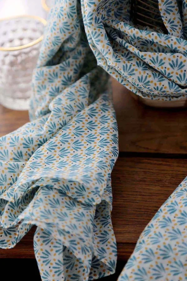 Homme Saheline Foulard Homme Bleu Turquoise Brooklyn