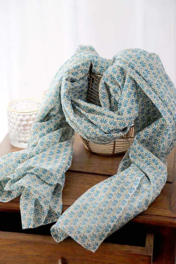 Homme Saheline Foulard Homme Bleu Turquoise Brooklyn