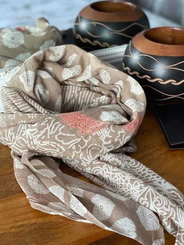 Homme Saheline Foulard Homme Ecru Miguel