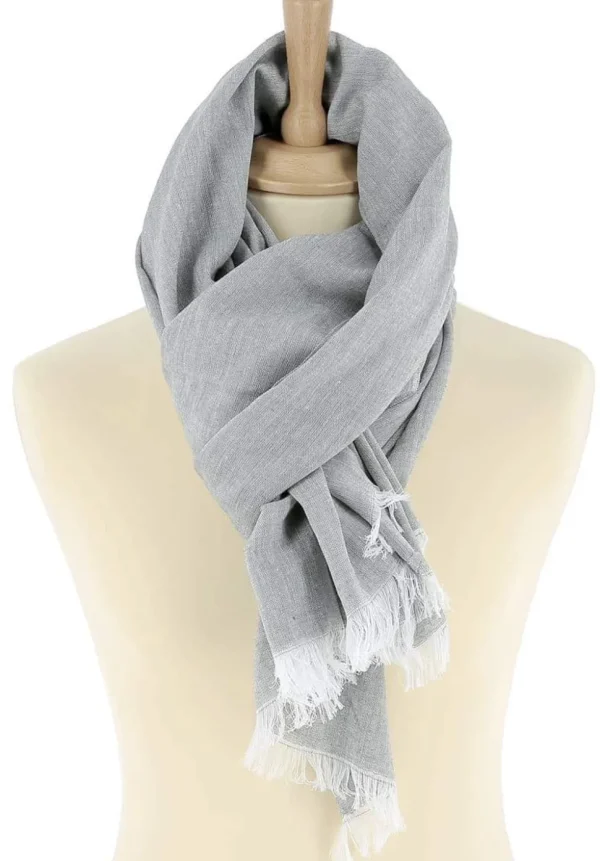 Homme Saheline Foulard Homme Gris Clair Louis