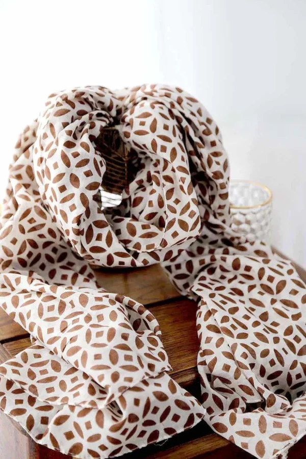 Homme Saheline Foulard Homme Marron Austin