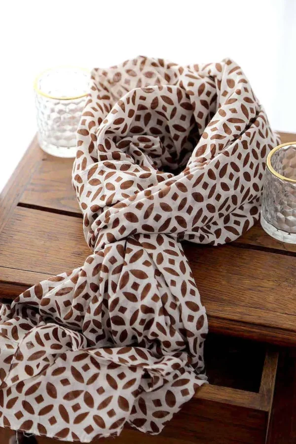 Homme Saheline Foulard Homme Marron Austin