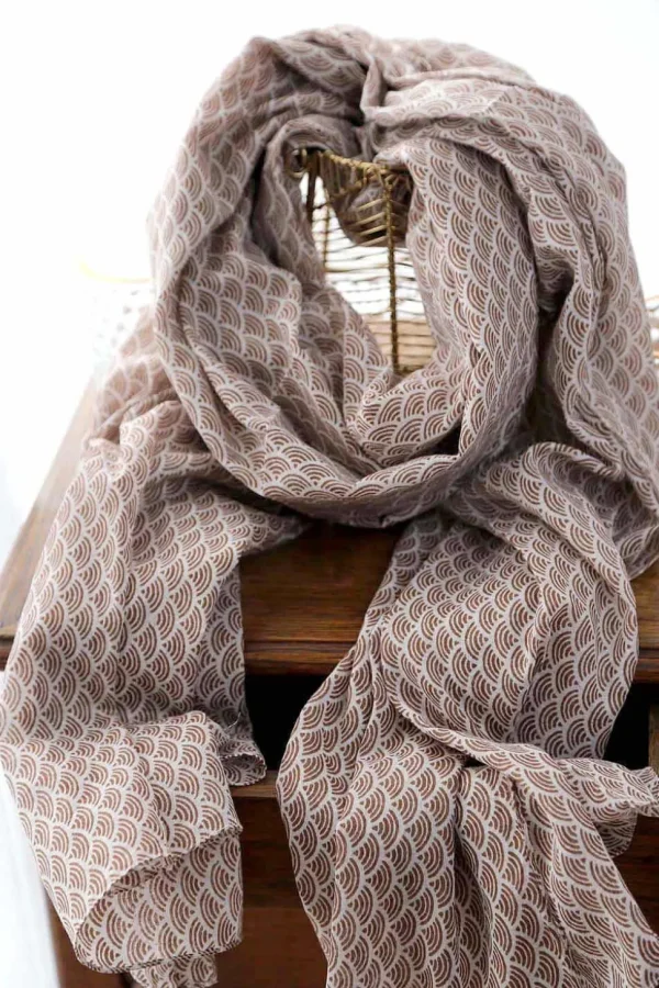 Homme Saheline Foulard Homme Marron Sawyer