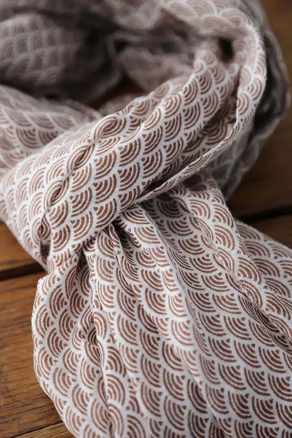 Homme Saheline Foulard Homme Marron Sawyer