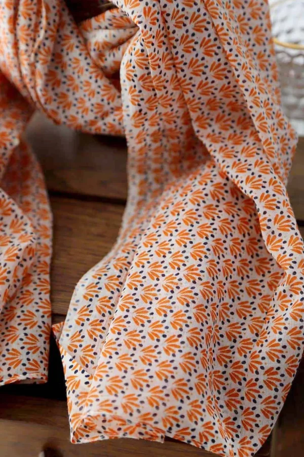 Homme Saheline Foulard Homme Orange Brooklyn