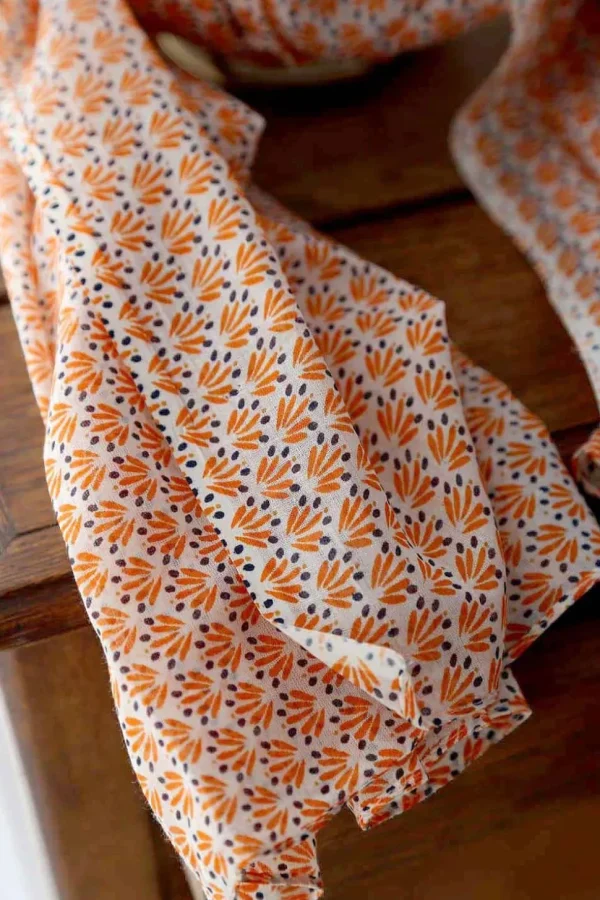 Homme Saheline Foulard Homme Orange Brooklyn