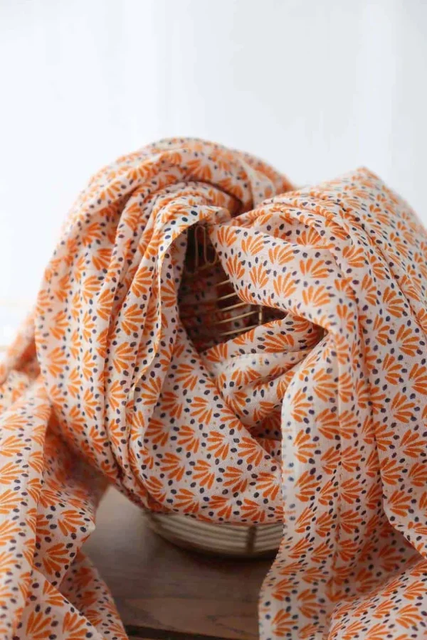Homme Saheline Foulard Homme Orange Brooklyn