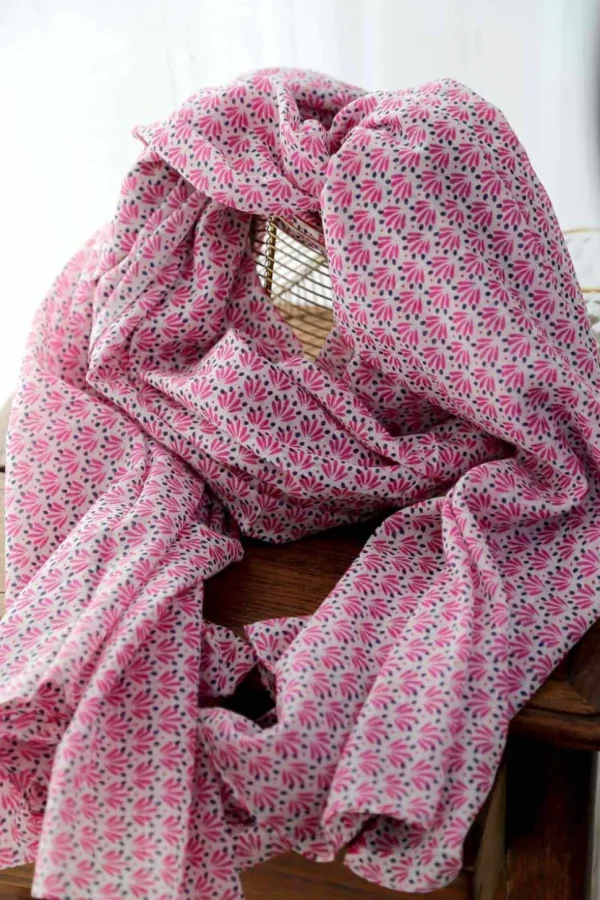 Homme Saheline Foulard Homme Rose Fushia Brooklyn