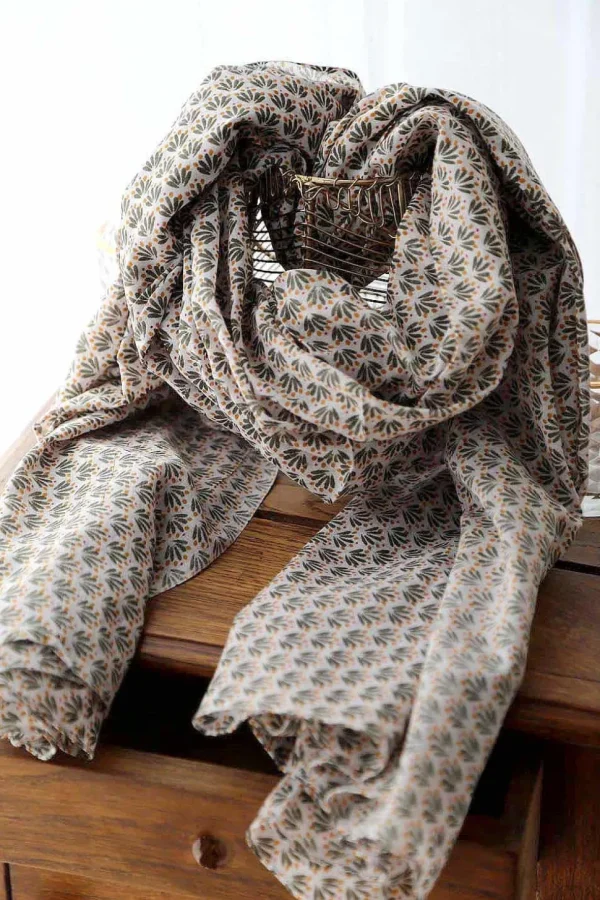 Homme Saheline Foulard Homme Vert Kaki Brooklyn
