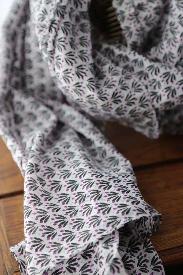 Homme Saheline Foulard Homme Violet / Noir Brooklyn