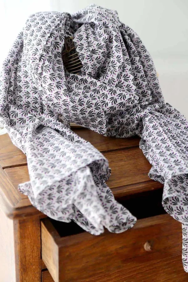 Homme Saheline Foulard Homme Violet / Noir Brooklyn