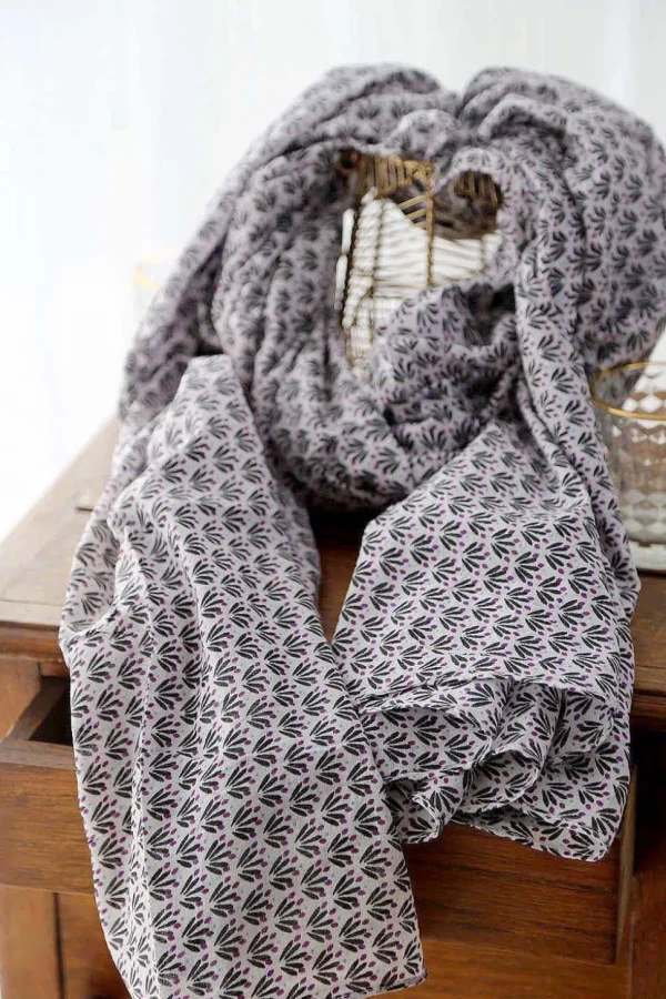 Homme Saheline Foulard Homme Violet / Noir Brooklyn