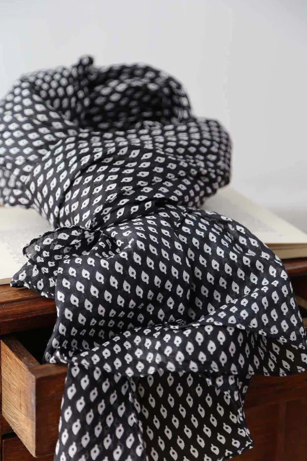 Homme Saheline Foulard Noir Faris