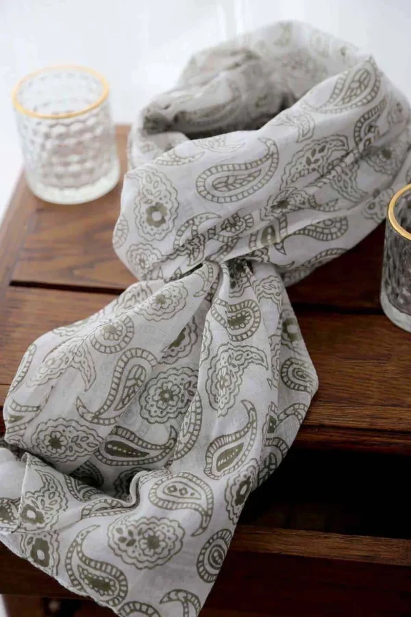 Homme Saheline Foulard Vert Valentin