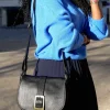Femmes Saheline Jupe Plissee Uni Bleu Caudy