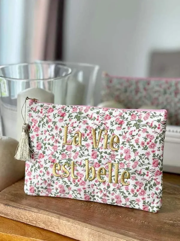 Femmes Saheline Pochette A Message Rose Kimie