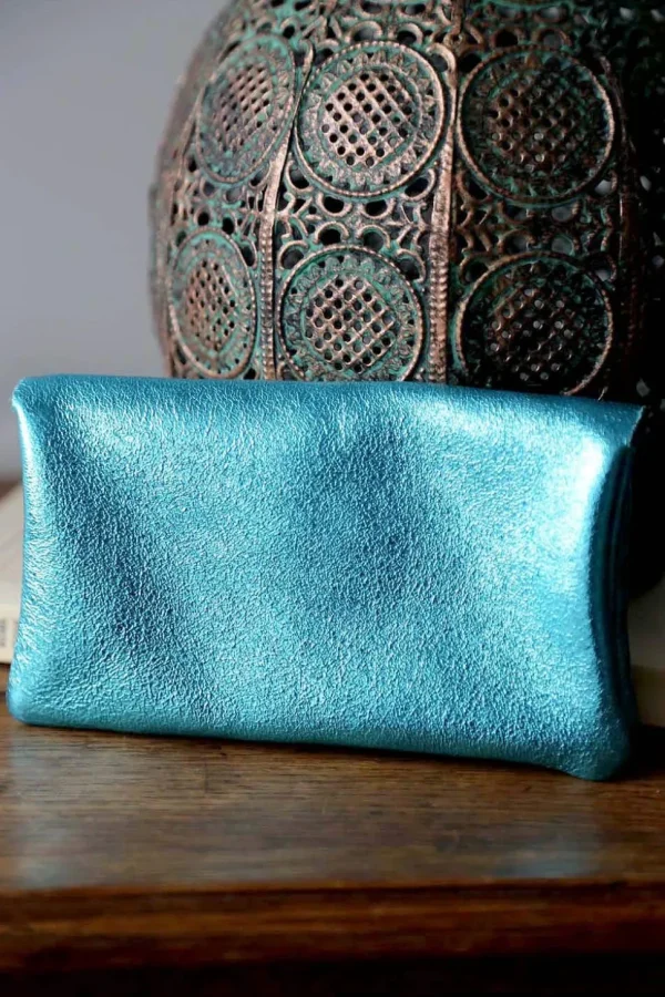 Femmes Saheline Porte-Cartes Bleu Ciel Lorna