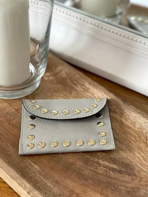 Femmes Saheline Porte-Cartes Gris Taupe Storm