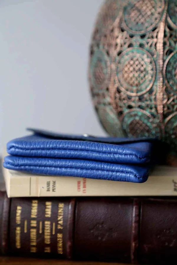 Femmes Saheline Porte-Monnaie Bleu Chayna
