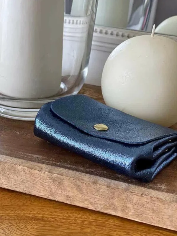 Femmes Saheline Porte-Monnaie Bleu Greta