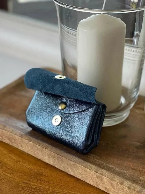 Femmes Saheline Porte-Monnaie Bleu Greta