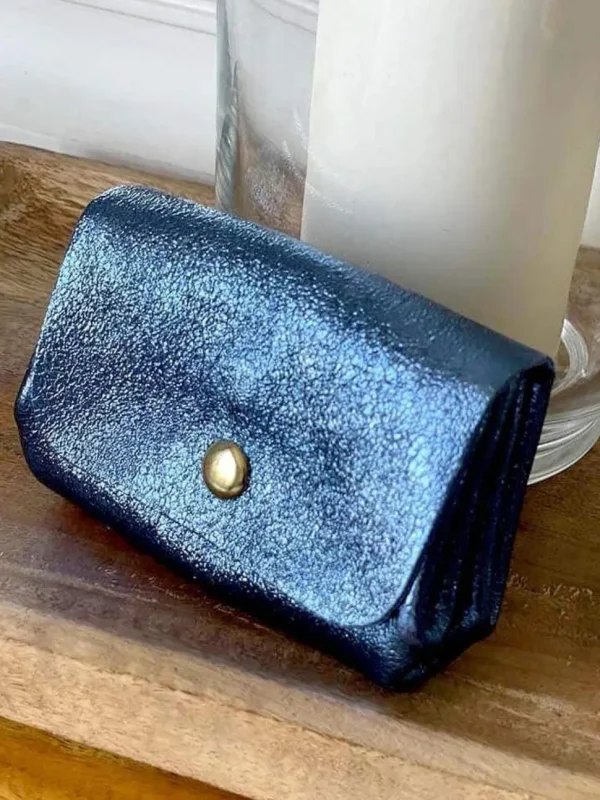 Femmes Saheline Porte-Monnaie Bleu Greta