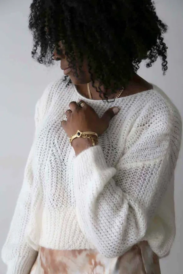 Femmes Saheline Pull Beige Gabin