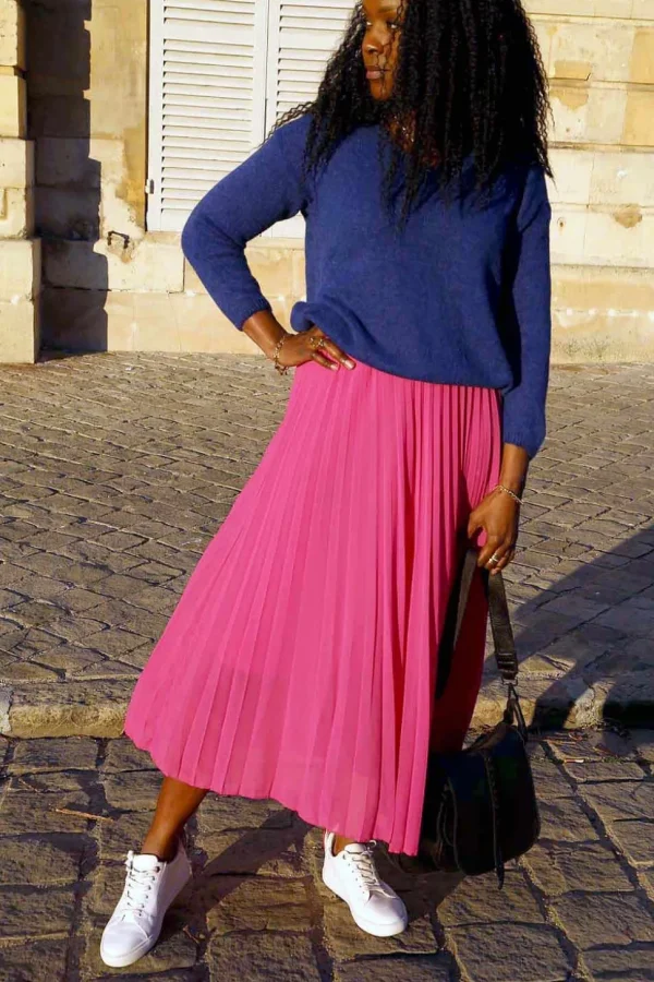 Femmes Saheline Pull Bleu Encre Elise