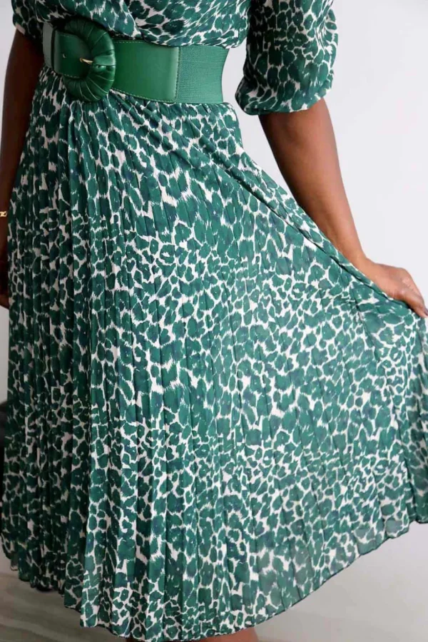 Femmes Saheline Robe Longue Vert Eva