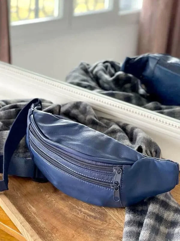 Homme Saheline Sac Banane Bleu Encre Blake