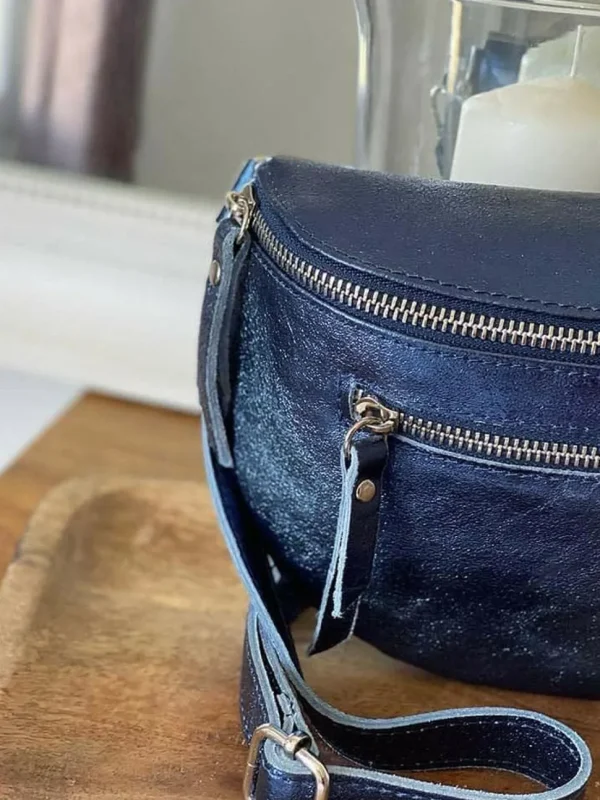 Femmes Saheline Sac Banane Bleu Marine June